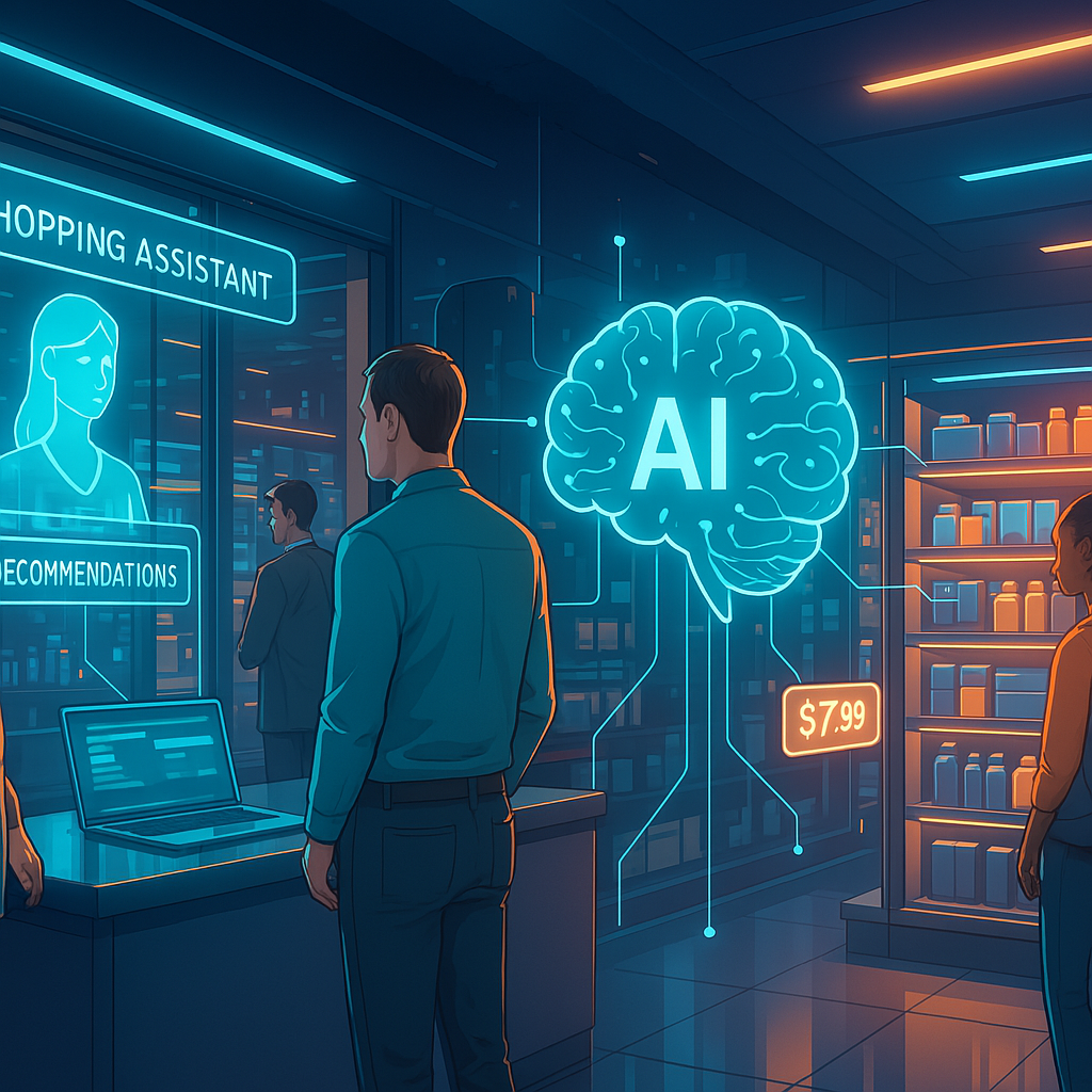 AI in Retail illustration