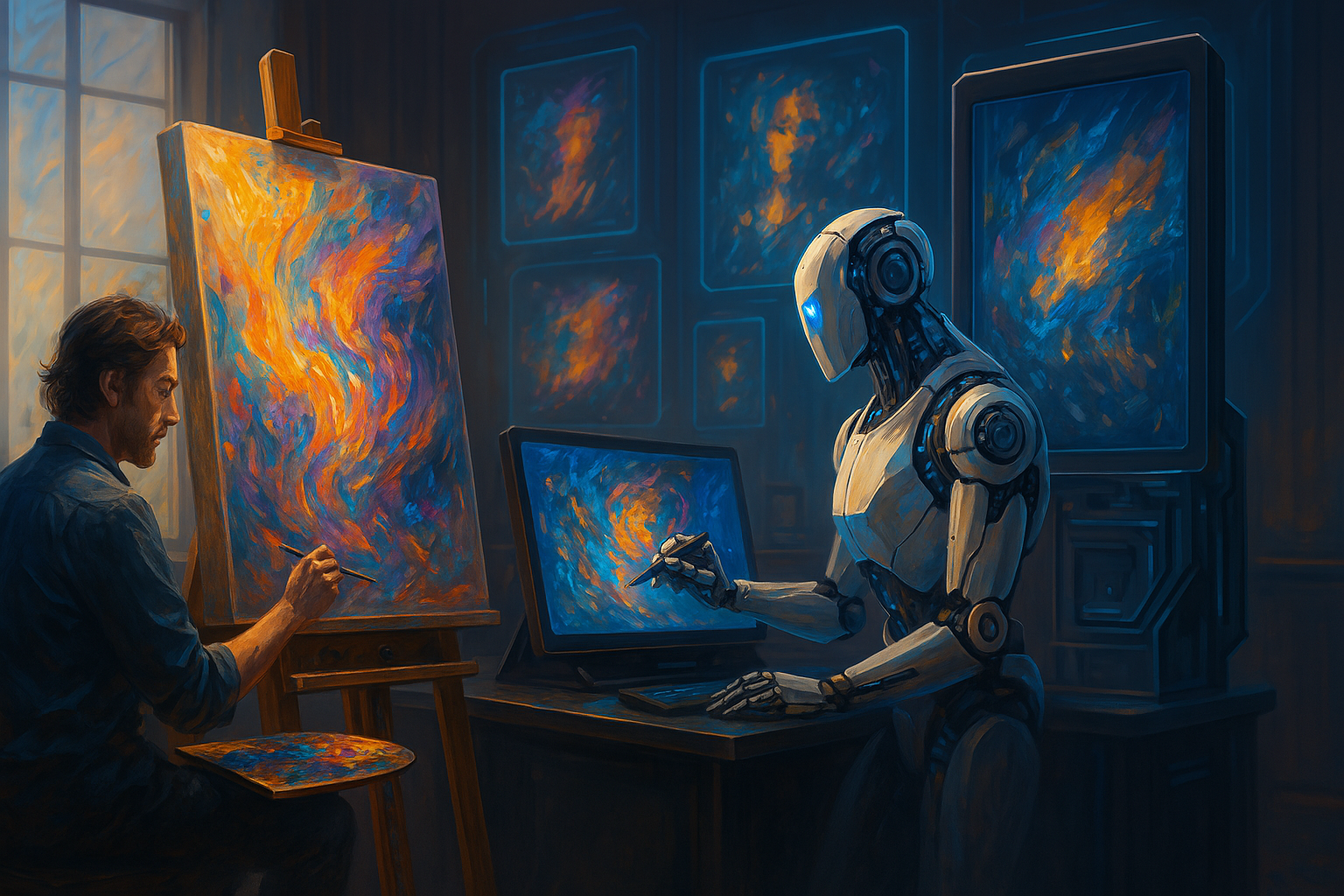 AI artists illustration